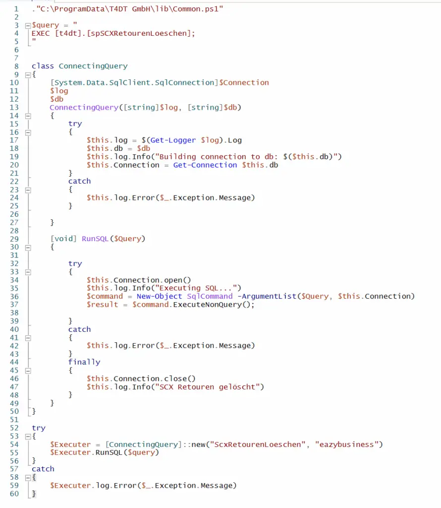 Powershell Codebeispiel